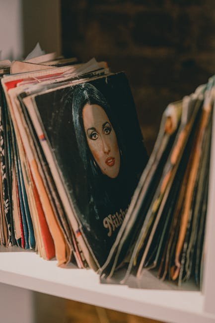 9. Album Covers and Artwork (Image Credits: Pexels)