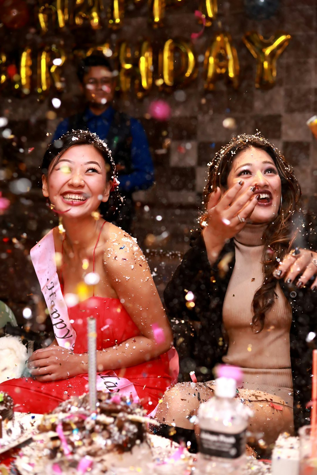 1. Two People at a Party Sharing the Same Birthday (Image Credits: Unsplash)