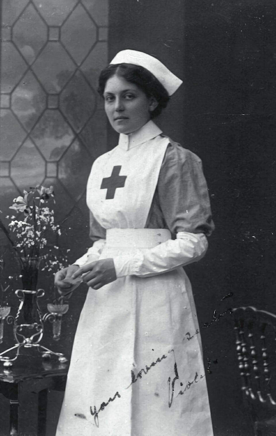 The Woman Who Survived All Three Sister Ships (Own work by HefePine23, Public domain)
