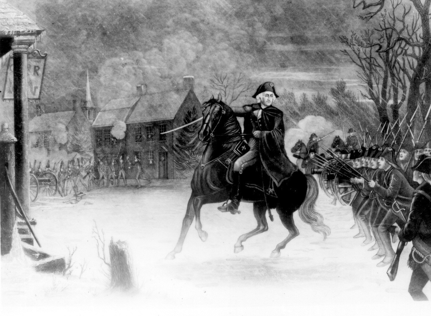 5. Washington Lost More Battles Than He Won During the Revolution (By Edward Lamson Henry, Public domain)