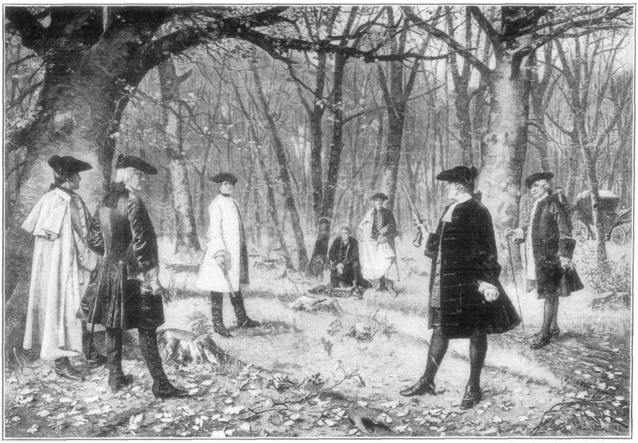 12. Hamilton and Aaron Burr Once Teamed Up as Defense Lawyers (Lord, John, LL.D. (1902). Beacon Lights of History. Vol. XI, "American Founders." (London: James Clarke and Co Ltd. Republished as a Project Gutenberg eBook, 2004-01-08. eBbook no. 10644., Public domain)
