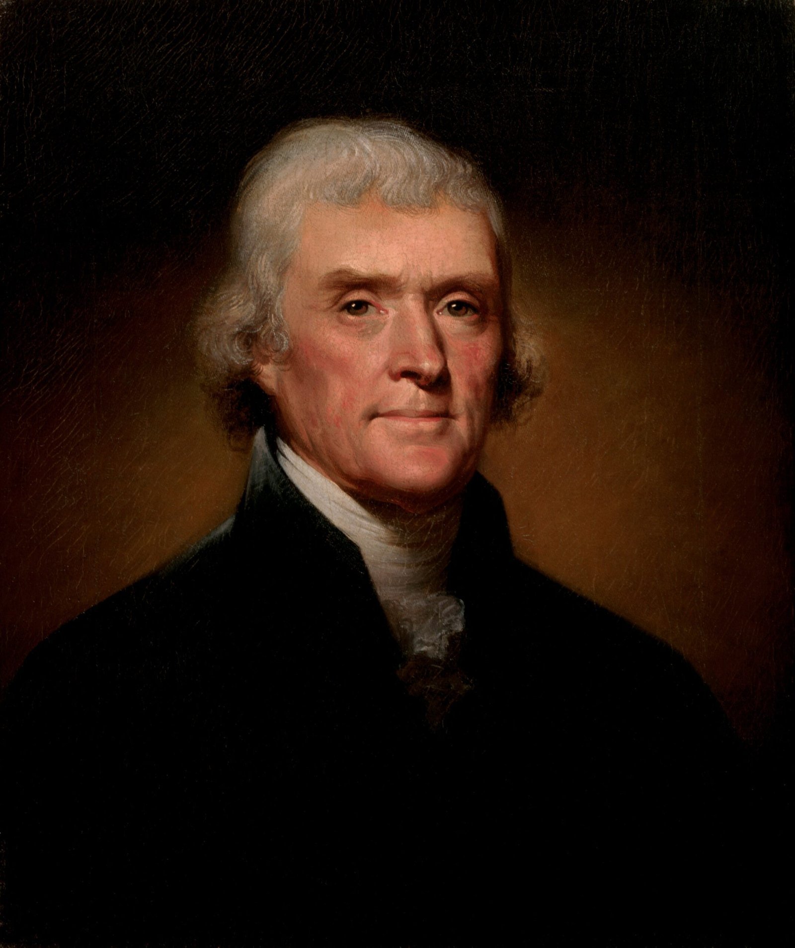 Thomas Jefferson and John Adams: Dying on the Same Day - the Fourth of July (By Rembrandt Peale, Public domain)
