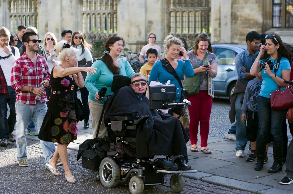 2. Stephen Hawking: Born When Galileo Died, Died on Einstein's Birthday (kBandara, Flickr, CC BY 2.0)