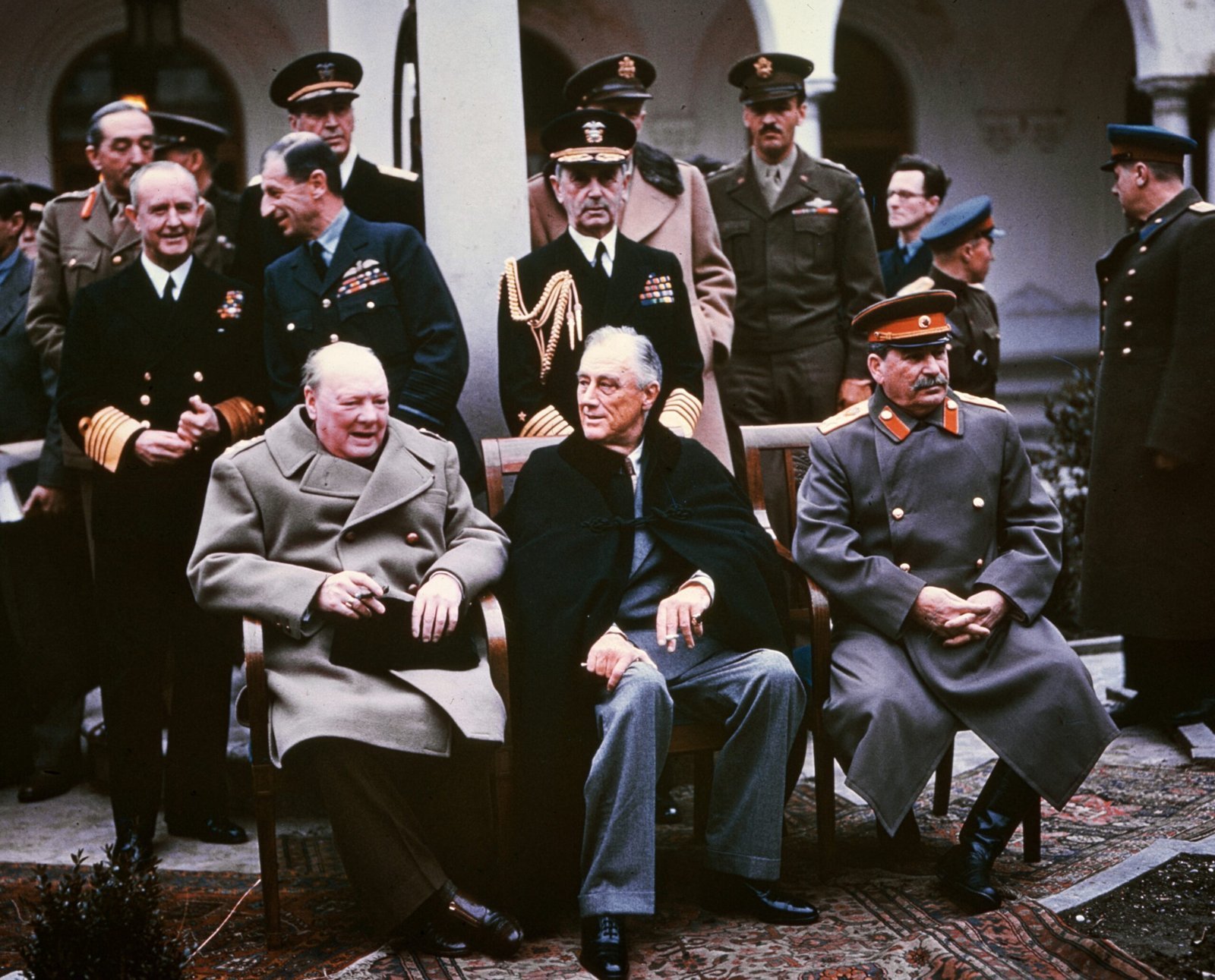 9. Joseph Stalin and Steven Spielberg: December 18 and the Power of Narrative (history.navy.mil: USA C-543 Yalta Conference, February 1945, Public domain)