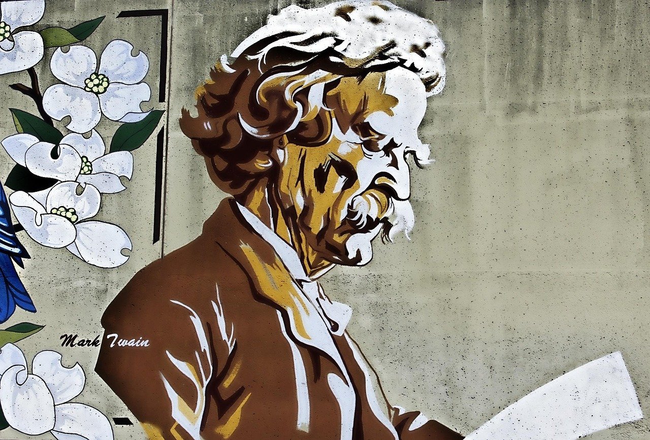 8. Mark Twain and His Comet (Image Credits: Pixabay)