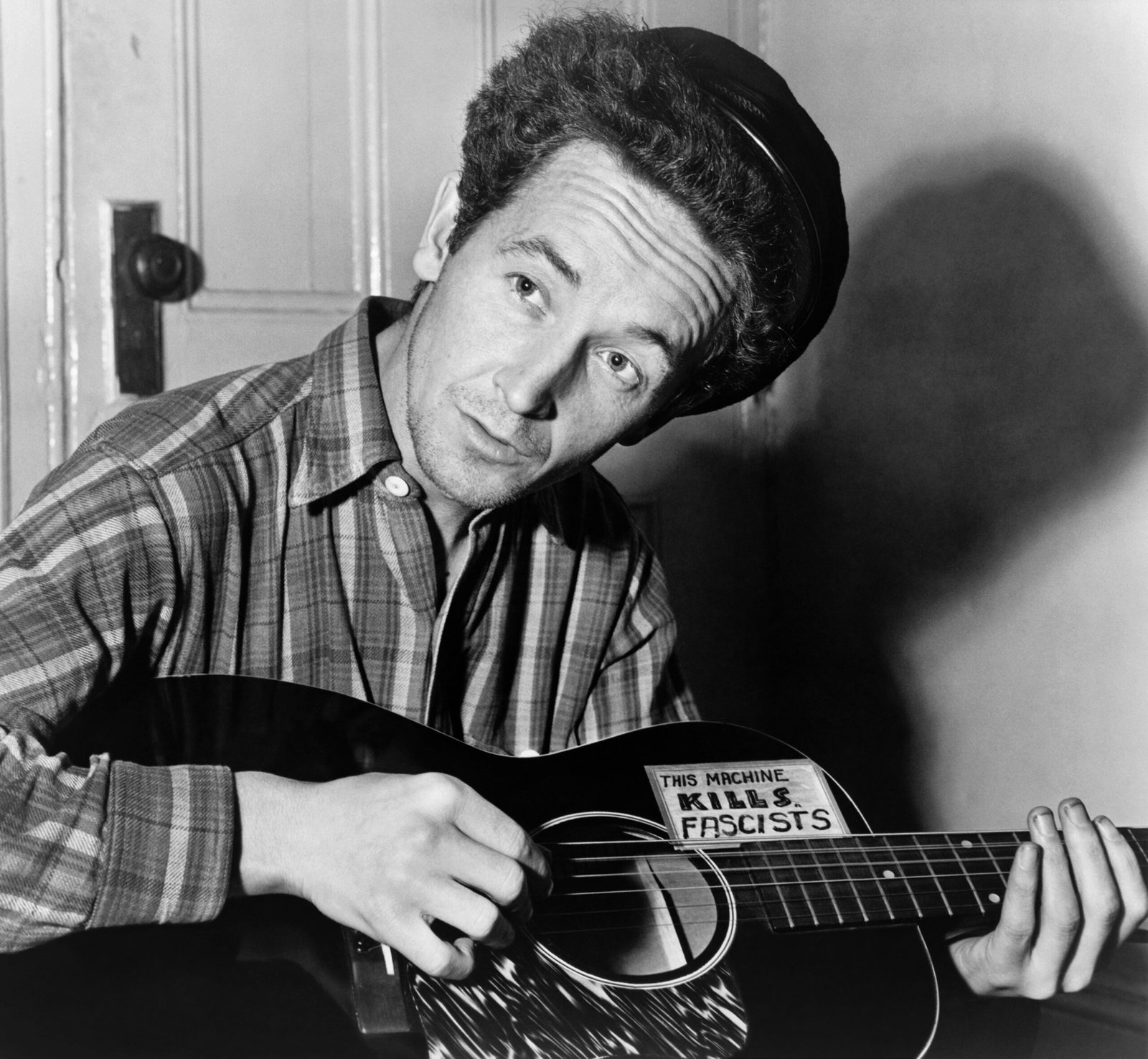 5. "This Land Is Your Land" - Woody Guthrie (1940) (This image  is available from the United States Library of Congress's Prints and Photographs division under the digital ID cph.3c30859.This tag does not indicate the copyright status of the attached work. A normal copyright tag is still required. See Commons:Licensing., Public domain)