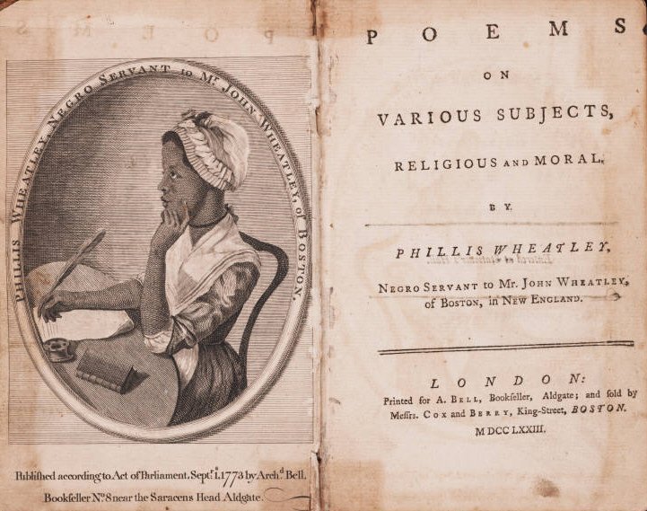 Phillis Wheatley Peters: America's First Black Published Poet (Yale Collection of American Literature, Beinecke Rare Book and Manuscript Library, Public domain)