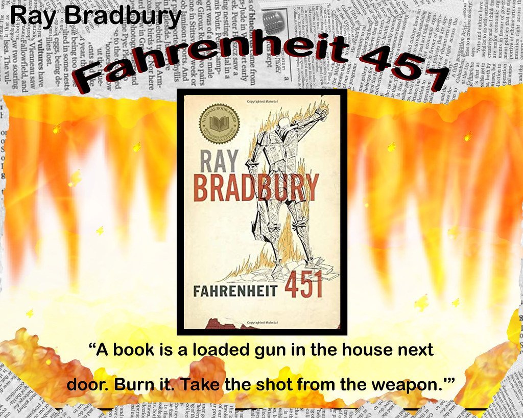 Fahrenheit 451 by Ray Bradbury (Image Credits: Flickr)