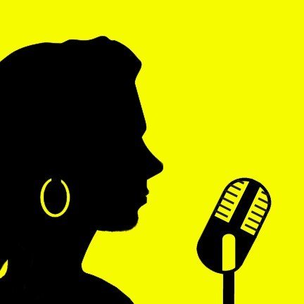 Mary Margaret O’Hara (My {{PD-self}} derivative work from File:Icon announcer.svg ({{Orion 8}}) and Female Profile Silhouette by studio_hades from Openclipart ({{studio_hades@openclipart.org}}), Public domain)