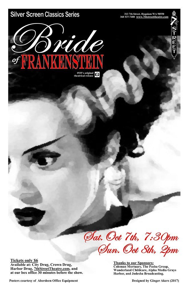 10. Bride of Frankenstein (1935) - Original: Frankenstein (1931) (7th Street Theatre, Flickr, CC BY 2.0)