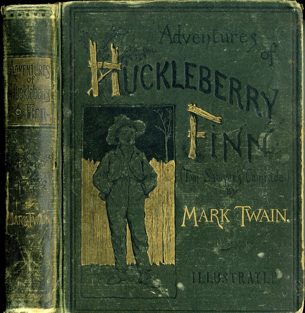 3. Adventures of Huckleberry Finn by Mark Twain (1884) (crackdog, Flickr, CC BY 2.0)