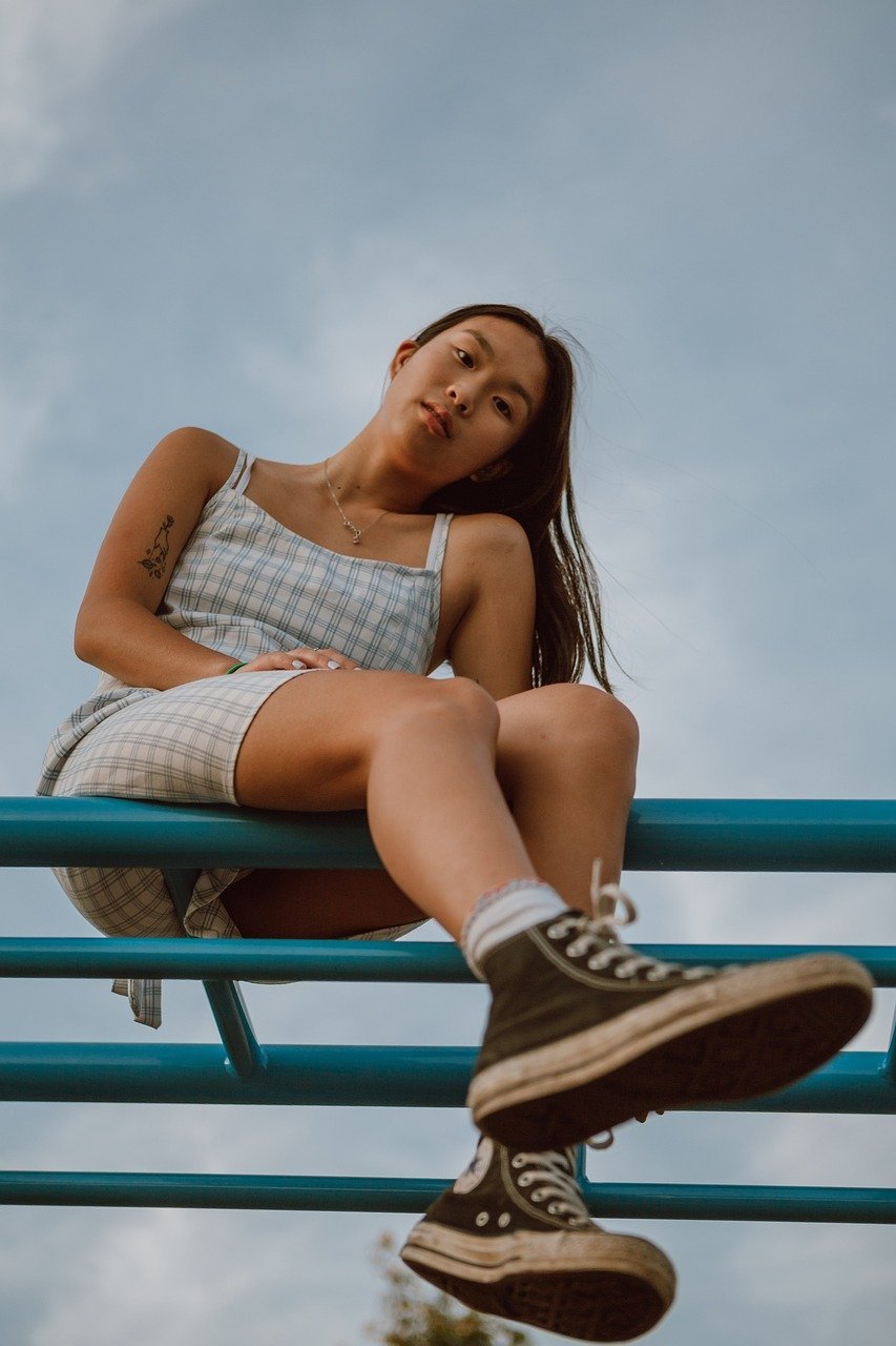 5. Midi Dress With Sneakers or Ankle Boots (Image Credits: Pixabay)