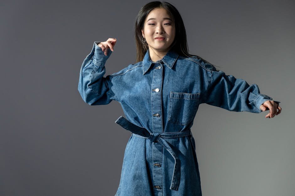 9. Maxi Dress Layered With a Denim Jacket (Image Credits: Pexels)
