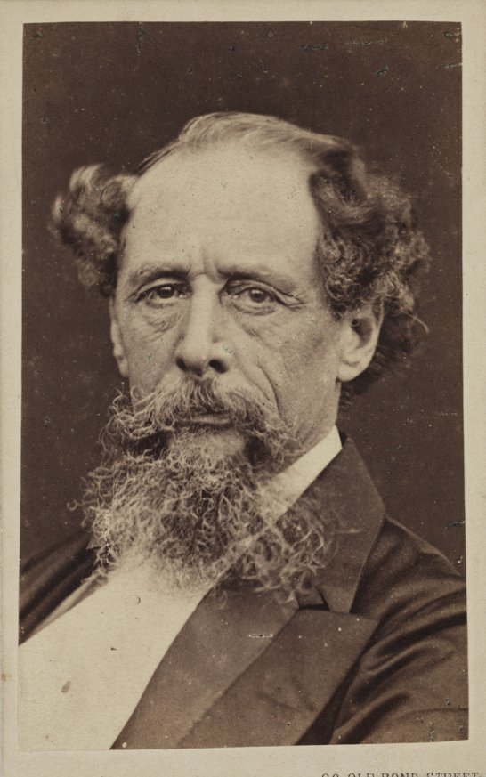 2. Charles Dickens Always Slept Facing North and Carried a Compass (National Media Museum, Public domain)