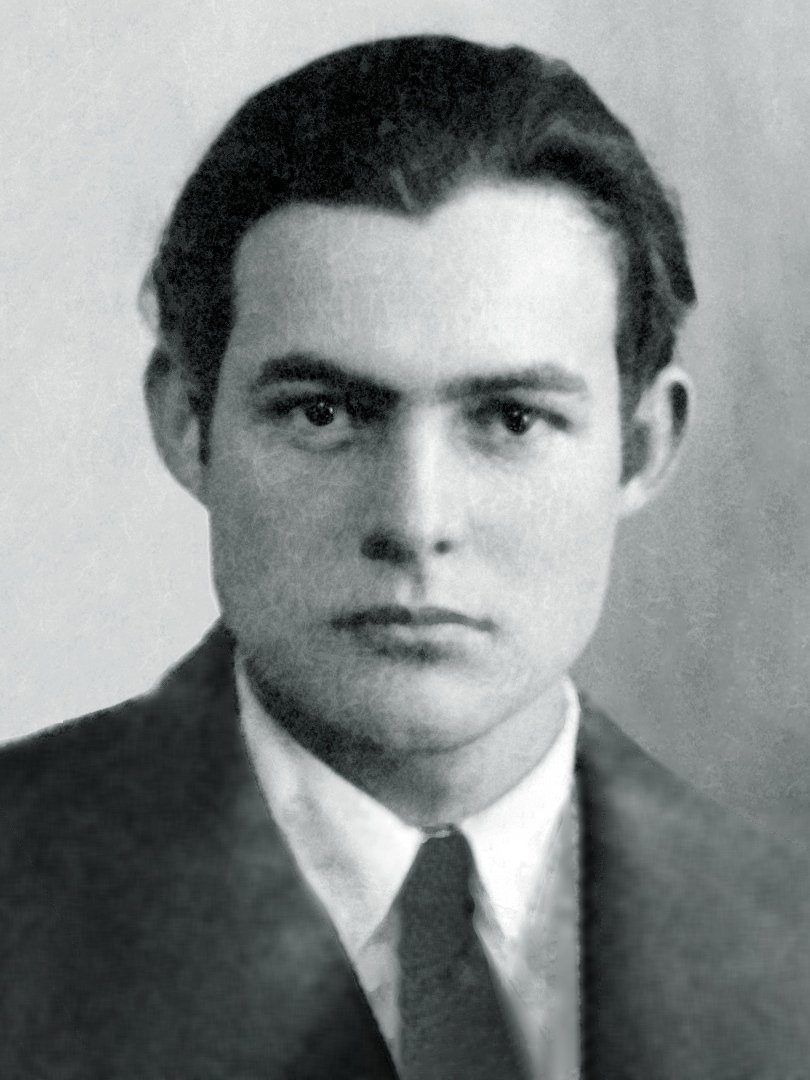 1. Ernest Hemingway: The Man Who Was Larger Than His Own Legends (This tag does not indicate the copyright status of the attached work. A normal copyright tag is still required. See Commons:Licensing., Public domain)