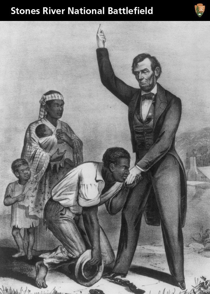 5. The Emancipation Proclamation Freed All American Slaves (TradingCardsNPS, Flickr, CC BY 2.0)