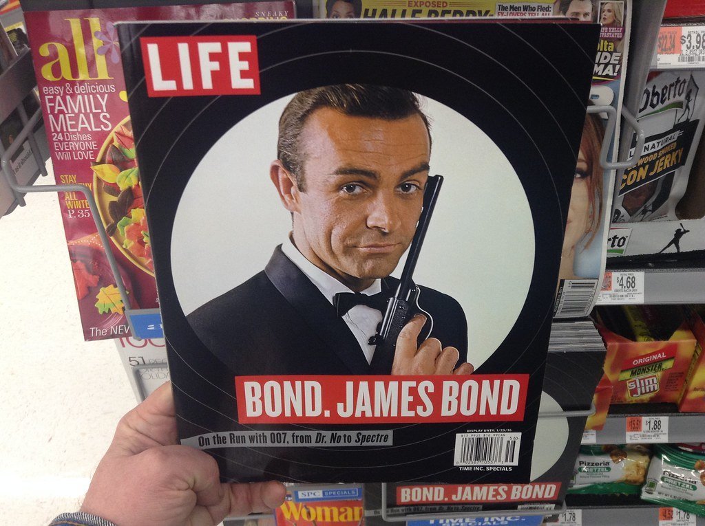 6. James Bond - Created by Ian Fleming (JeepersMedia, Flickr, CC BY 2.0)