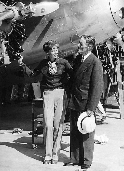 1. Amelia Earhart: The Sky's Greatest Unsolved Mystery (eBay
front

back, Public domain)