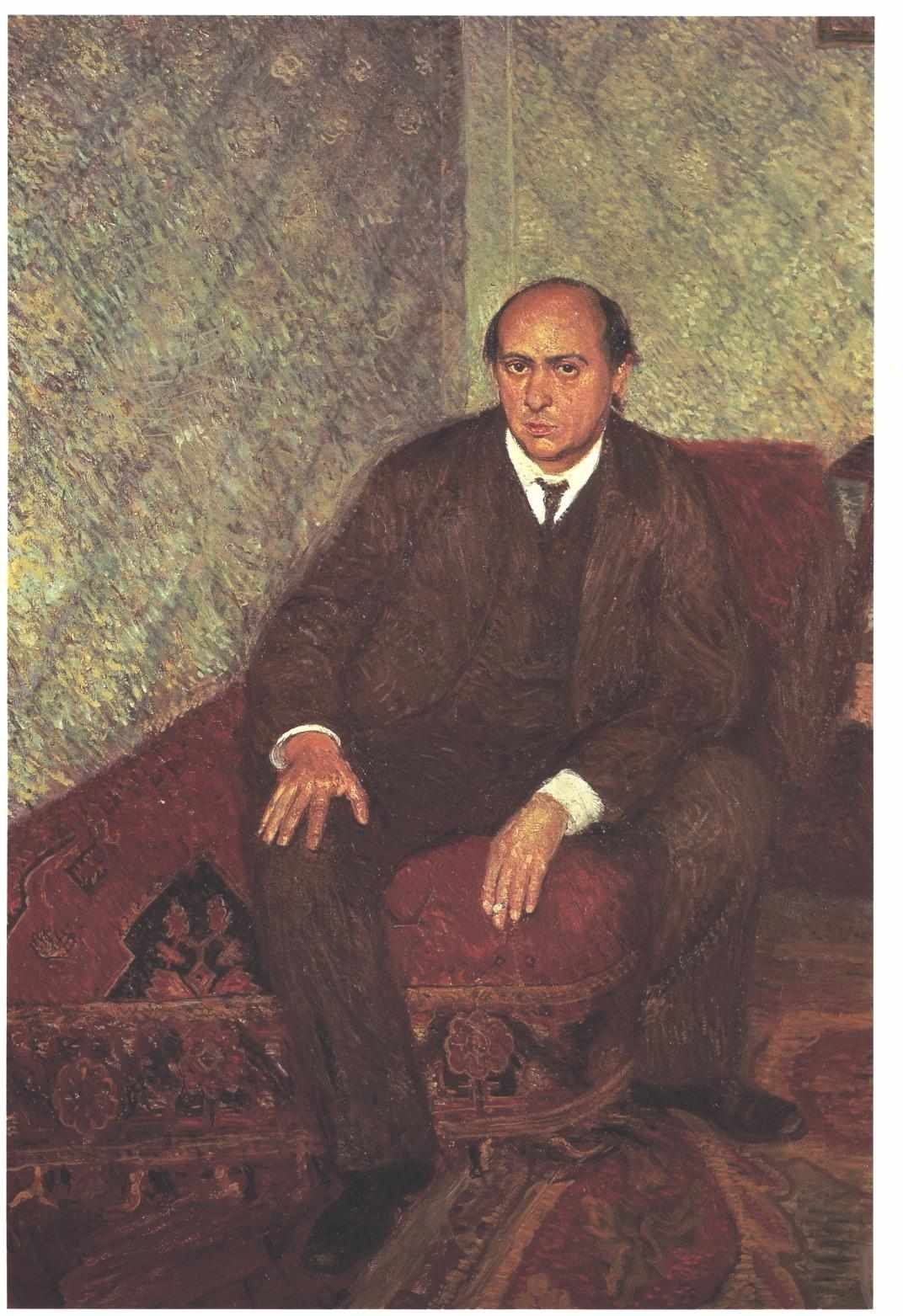 Arnold Schoenberg: The Most Misunderstood Revolutionary in Music (Copied from an art book, Public domain)