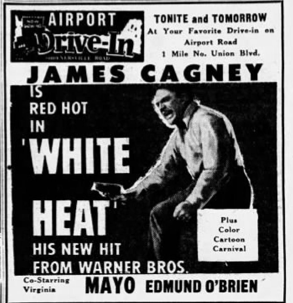9. Cody Jarrett - White Heat (1949) (Morning Call Newspaper, Allentown PA, Public domain)