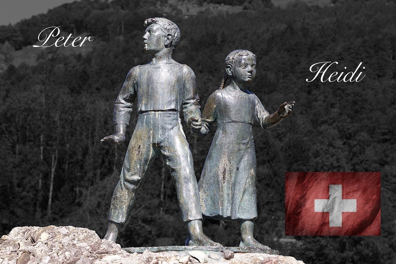 Heidi by Johanna Spyri (Image Credits: Pixabay)