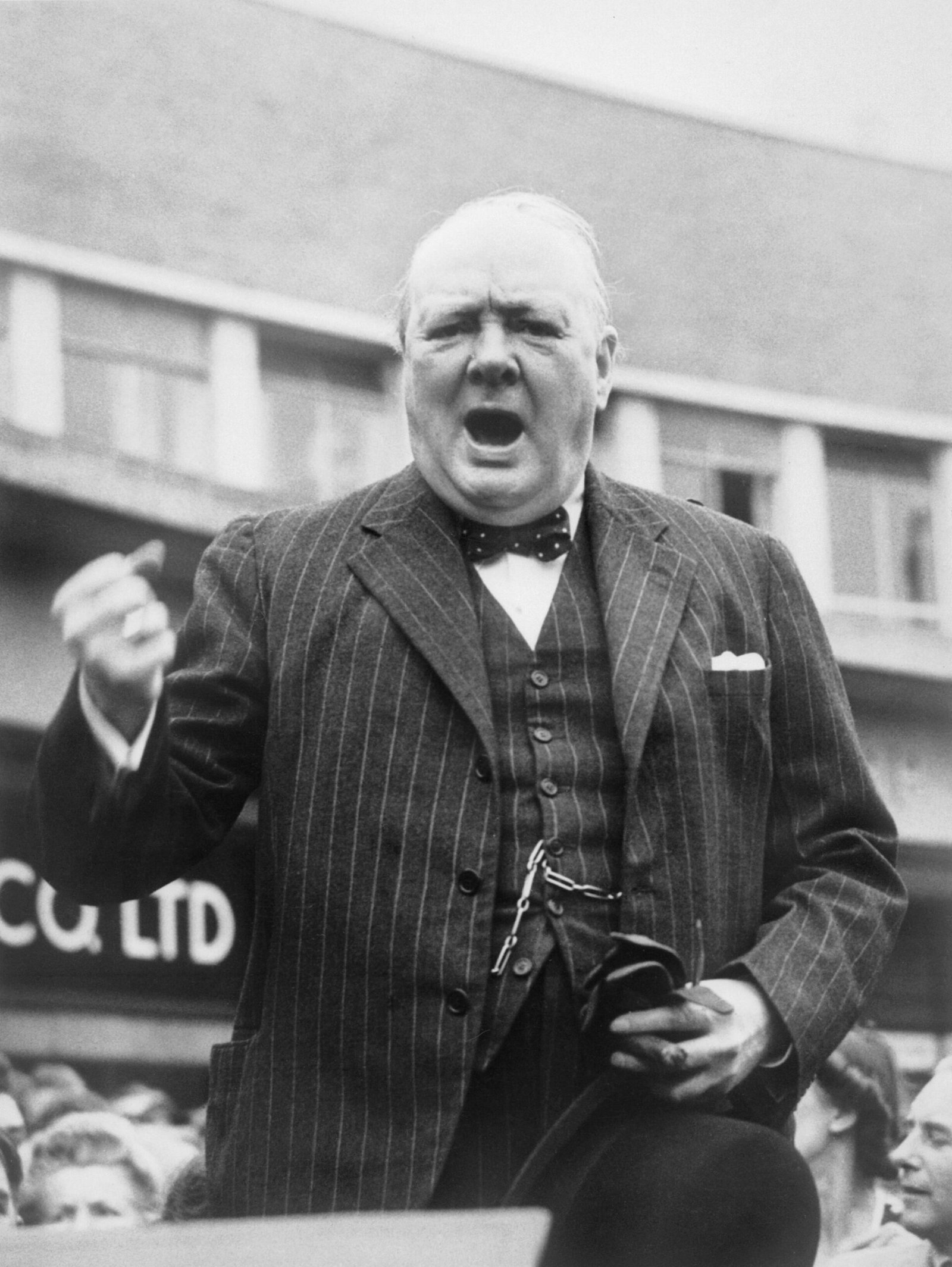 "Blood, Sweat, and Tears" - Not Quite Churchill (By Unknown author., Public domain)