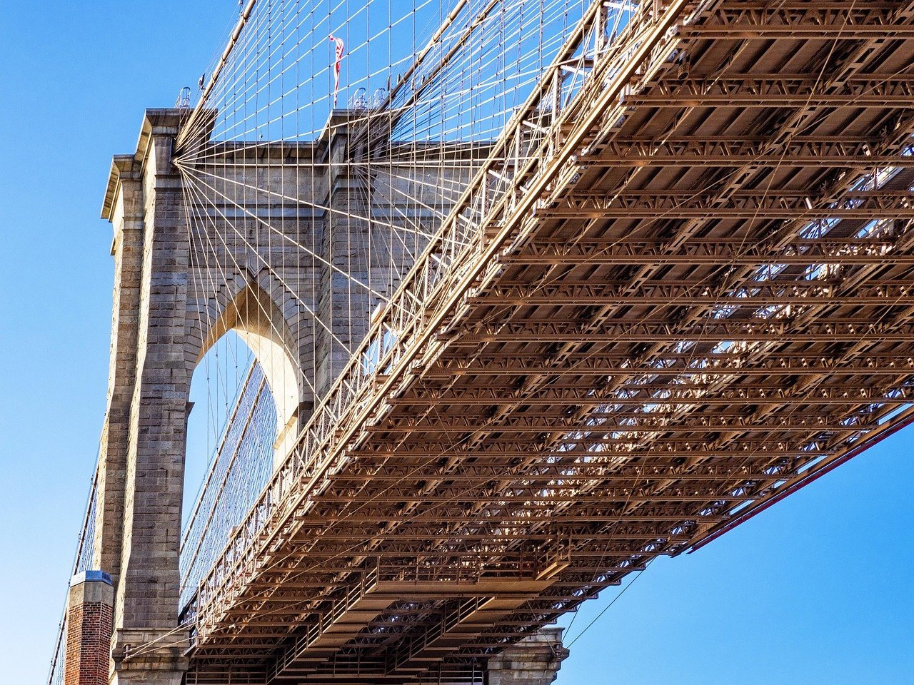 The Brooklyn Bridge, New York - The Wine Cellars Hiding in Plain Sight (Image Credits: Pixabay)