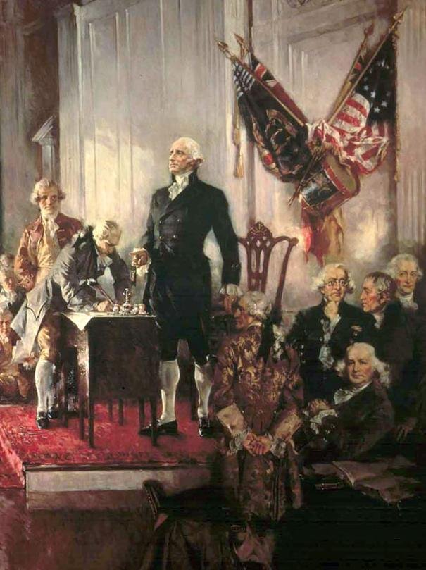 10. The First Thanksgiving Was a Constitutional Celebration (By Howard Chandler Christy (1873-1952), Public domain)