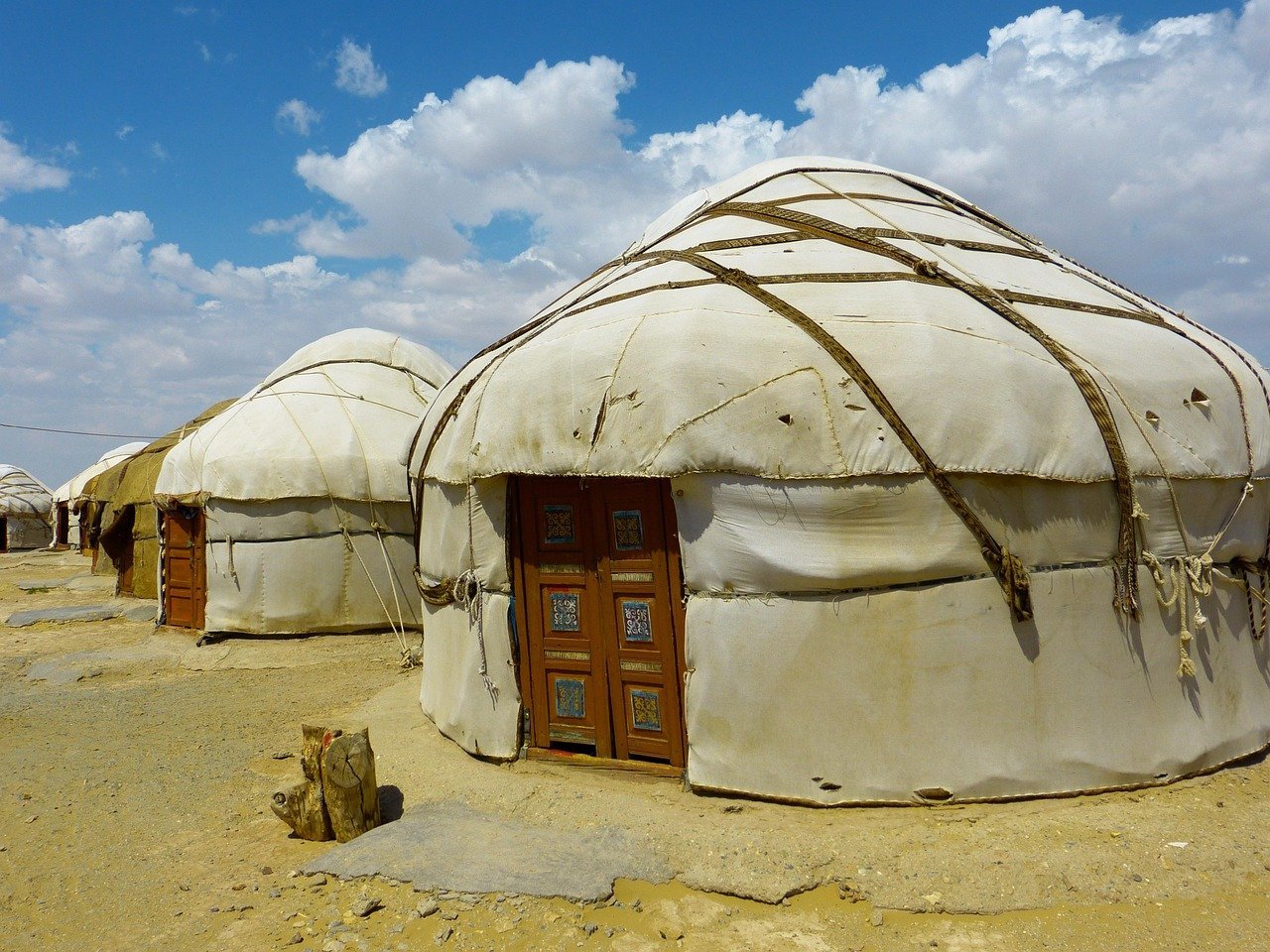 Private Yurts in Nevada City, California (Image Credits: Pixabay)