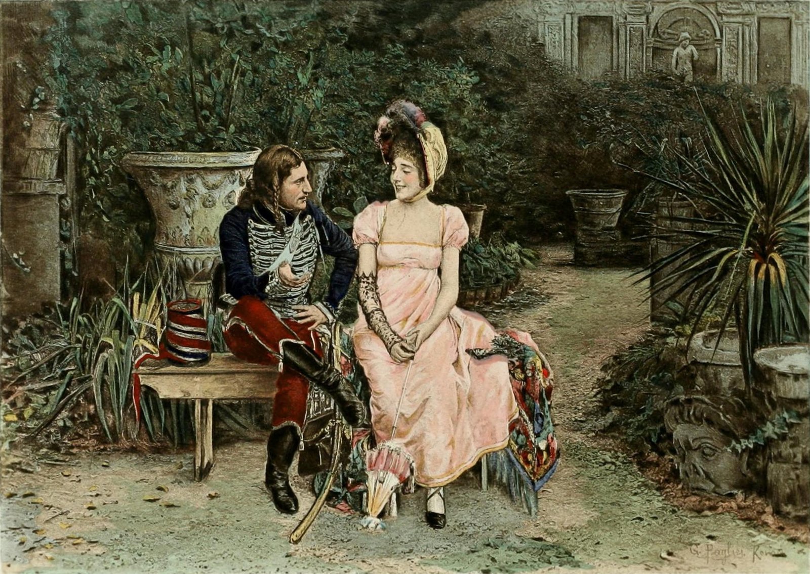 3. "Pride and Prejudice" by Jane Austen (By Gioacchino Pagliei, Public domain)