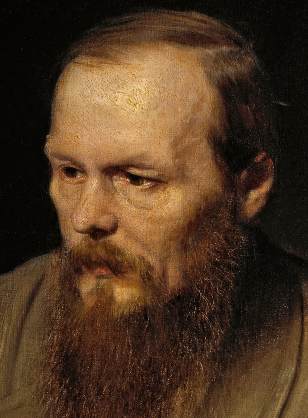 5. "Crime and Punishment" by Fyodor Dostoevsky (By Vasily Perov, CC BY-SA 3.0)