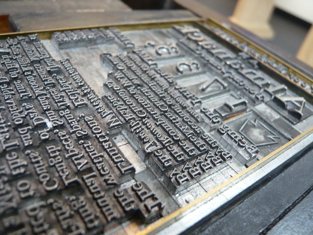 Invention of the Printing Press (c. 1440) (purdman1, Flickr, CC BY 2.0)