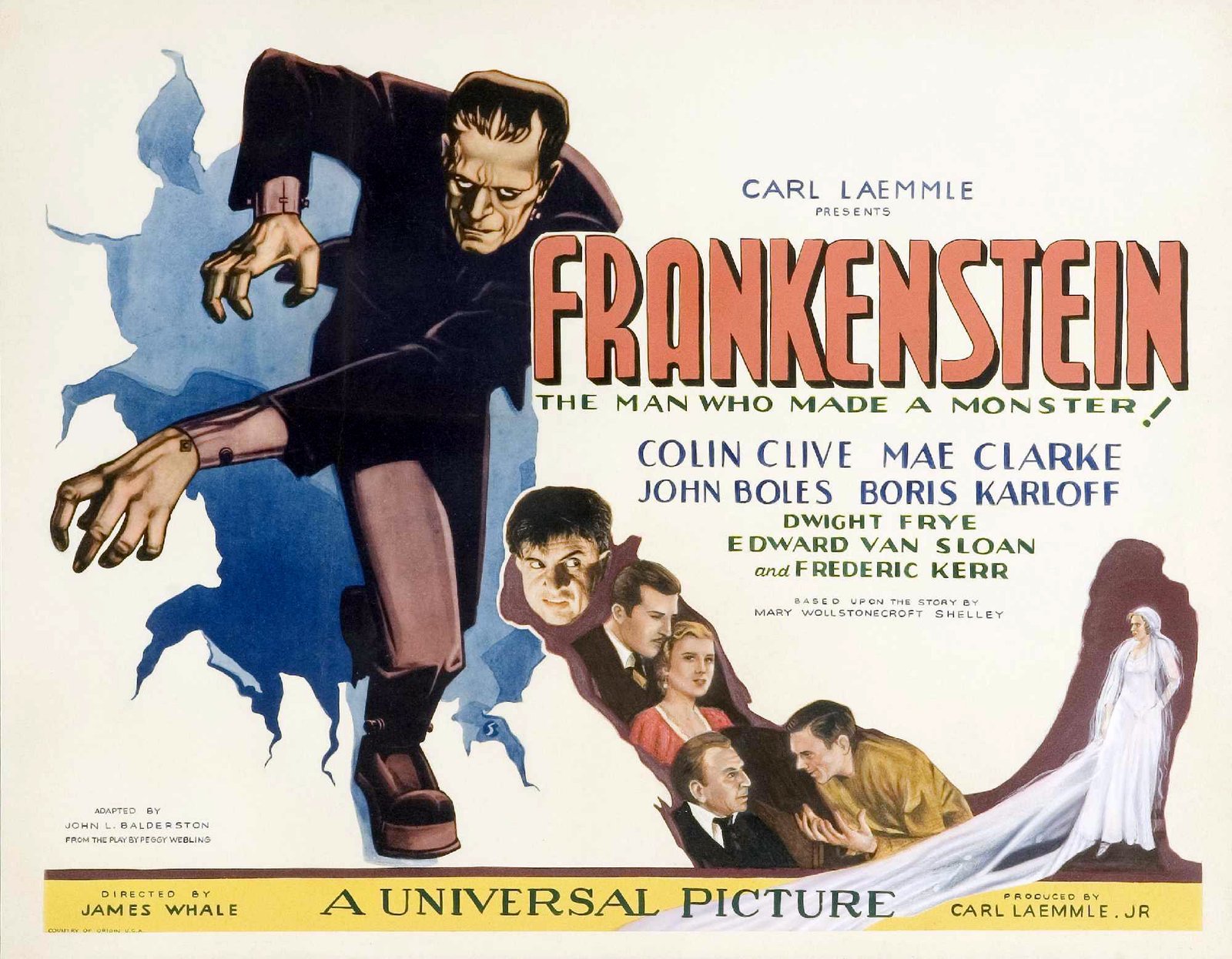 Frankenstein by Mary Shelley: The Ethical Ghosts of Creation (By Employee(s) of Universal Pictures, Public domain)