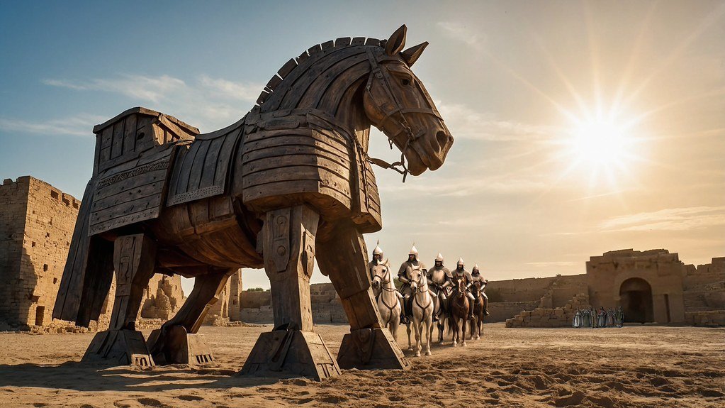Trojan Horse and Cybersecurity (Image Credits: Flickr)