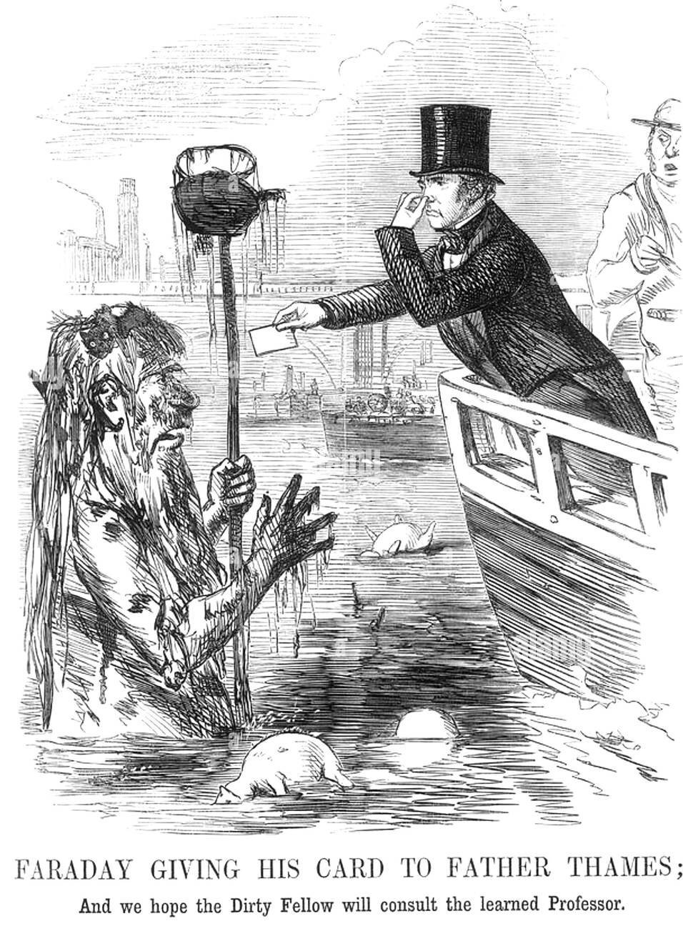 The Great Stink of London (1858) (A Web of English History: Website; The Peel Web; Public Health: open sewers; Picture, Public domain)