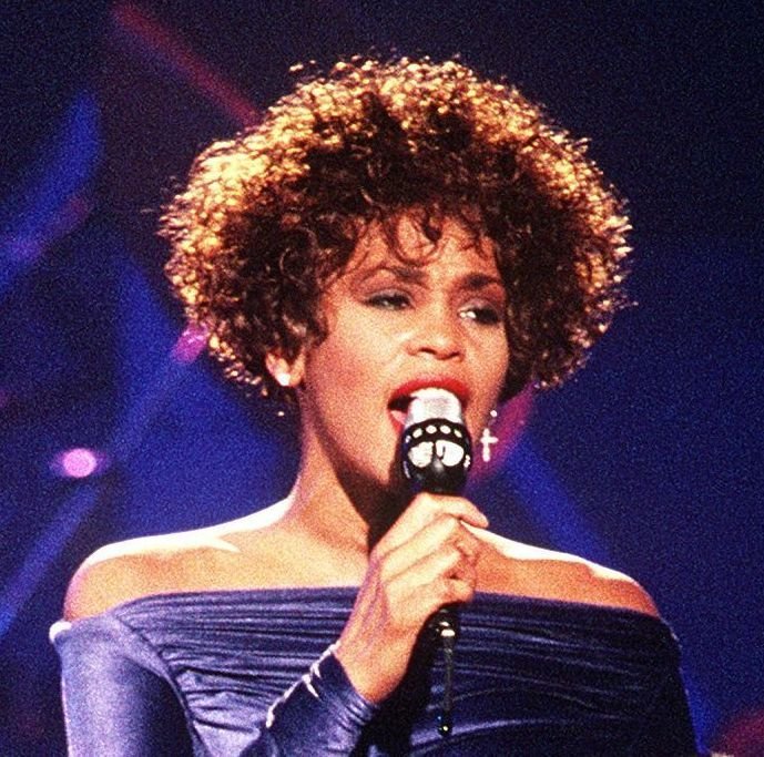 Whitney Houston (By PH2 Mark Kettenhofen, Public domain)