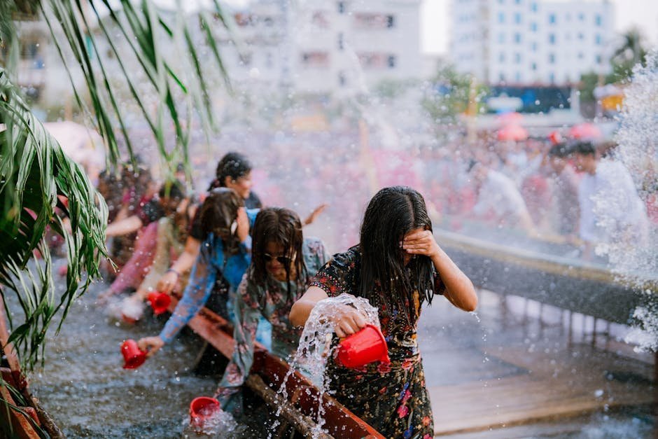 Songkran, Thailand (Image Credits: Pexels)