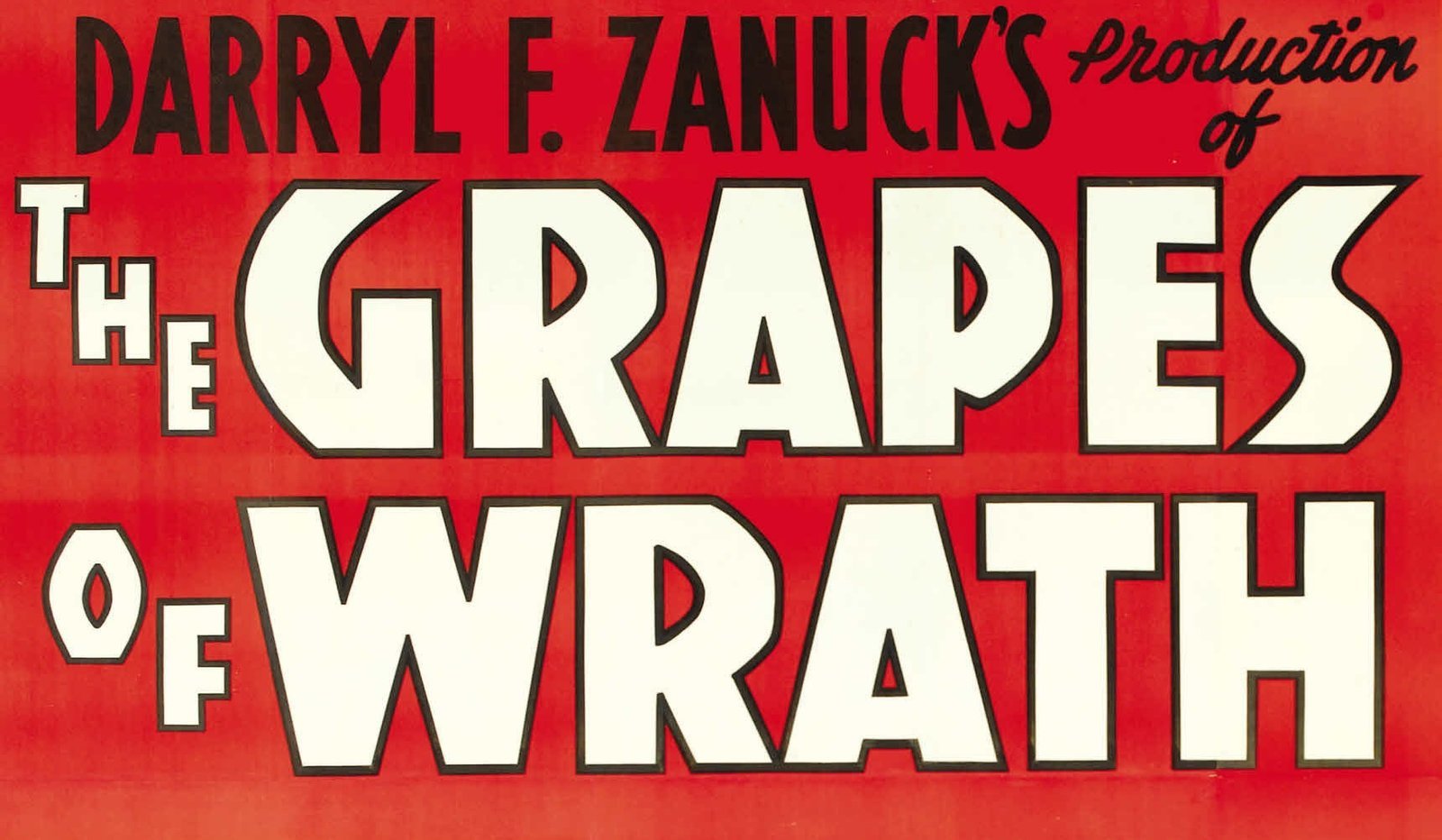 The Grapes of Wrath by John Steinbeck (1939) (By 20th Century Fox, Public domain)