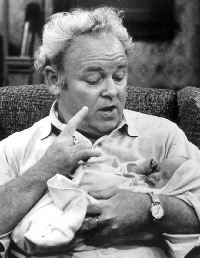 All in the Family (1971–1979) (Transferred from en.wikipedia to Commons by Sreejithk2000 using CommonsHelper.
(Original text : eBay item
photo front
photo back), Public domain)