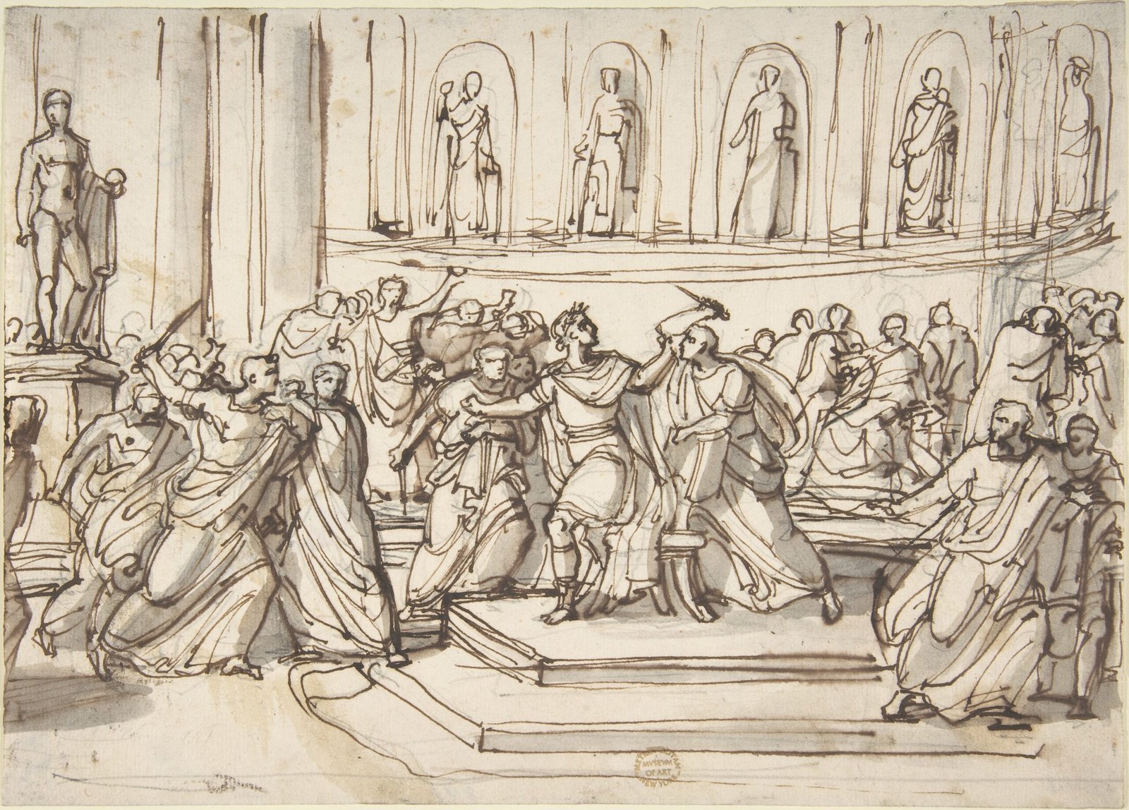 “Et Tu, Brute?” – Julius Caesar (This file was donated to Wikimedia Commons as part of a project by the Metropolitan Museum of Art. See the Image and Data Resources Open Access Policy, CC0)