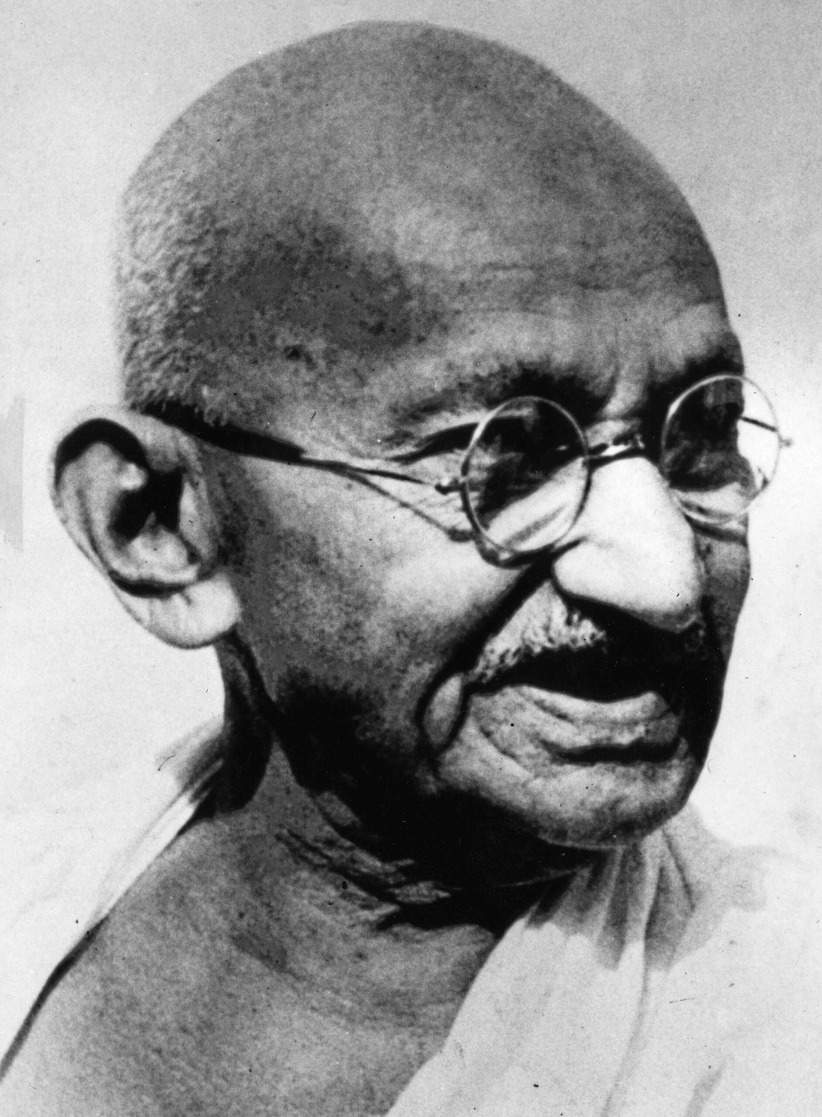 Mahatma Gandhi (By Fox Photos / Getty (see Getty for date, author and context), Public domain)