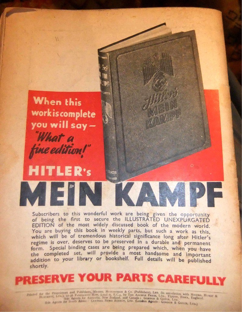 Mein Kampf by Adolf Hitler (Gwydion M. Williams, Flickr, CC BY 2.0)