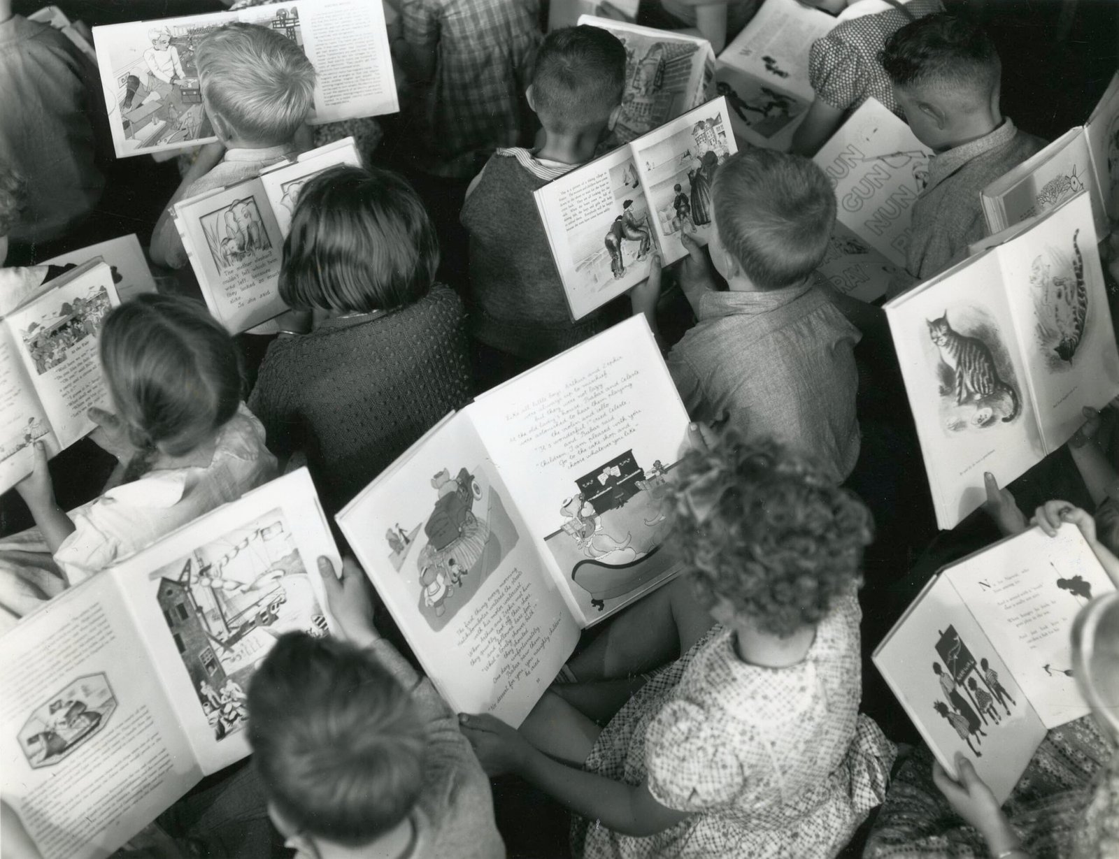 The Depth of Children's Storytelling (Children reading c.1960 'Celebrating World Book Day', CC BY-SA 2.0)