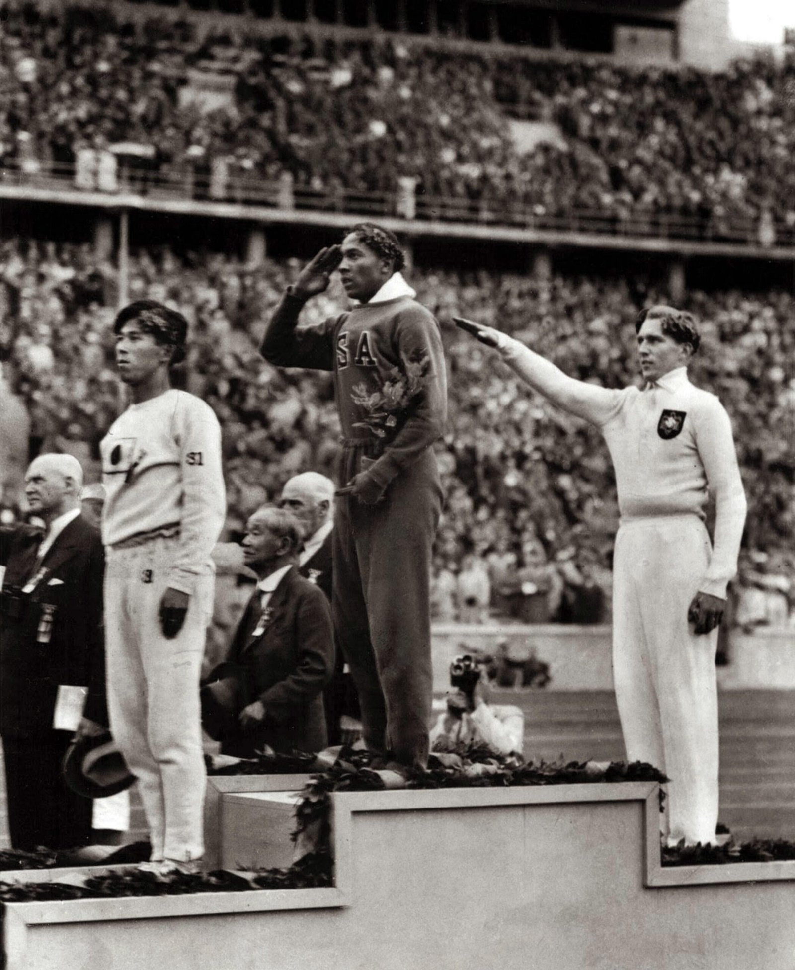 Jesse Owens Stuns Berlin (By Distributed by the Associated Press, Public domain)
