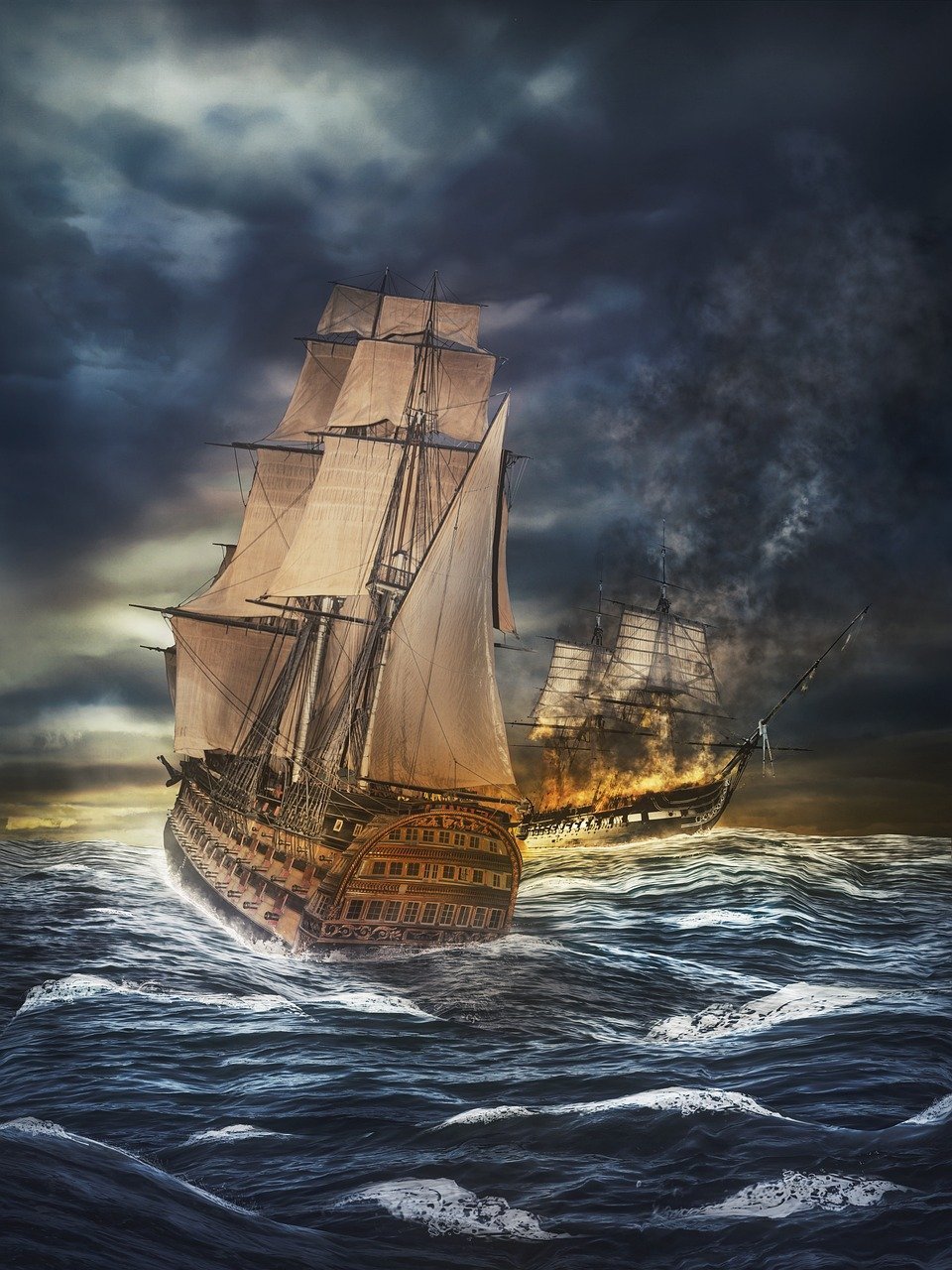 Battle of Myeongnyang (Image Credits: Pixabay)