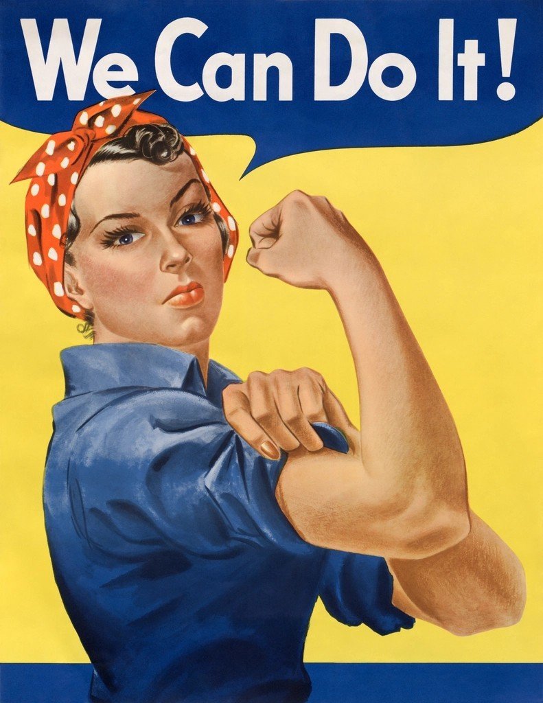 The Rosie the Riveter Campaign (Image Credits: Rawpixel)