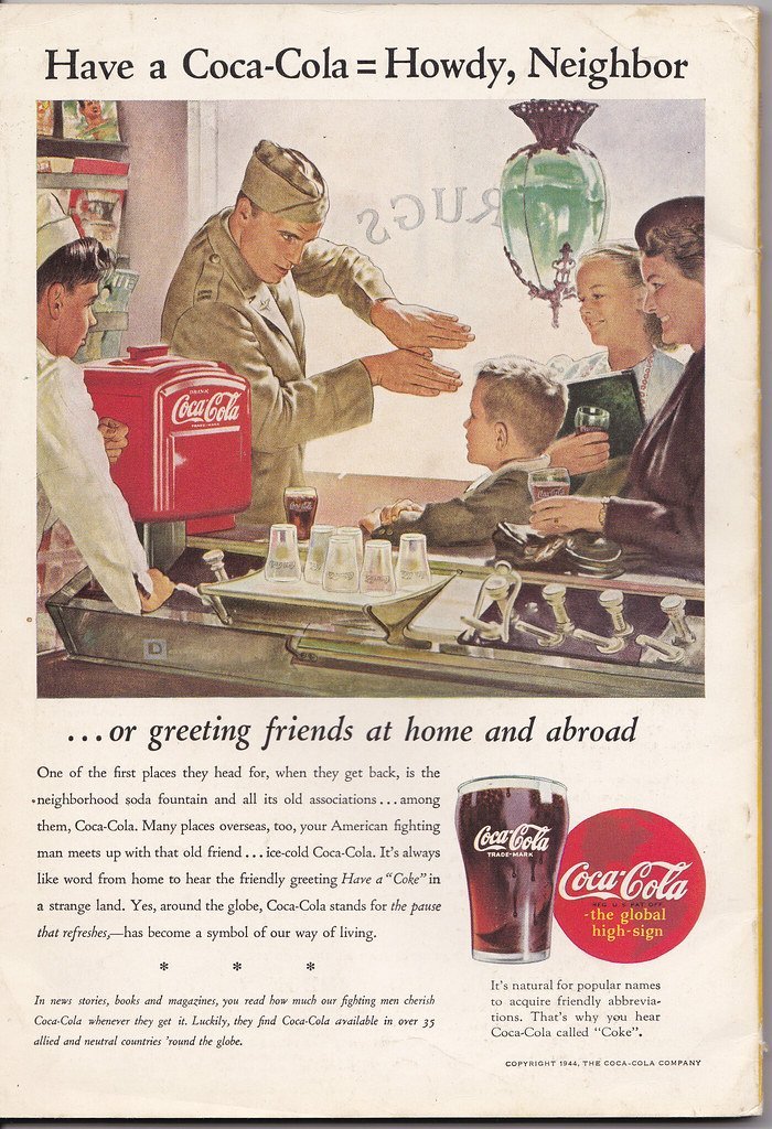 Coca-Cola's Wartime Unity Appeals (roberthuffstutter, Flickr, CC BY 2.0)
