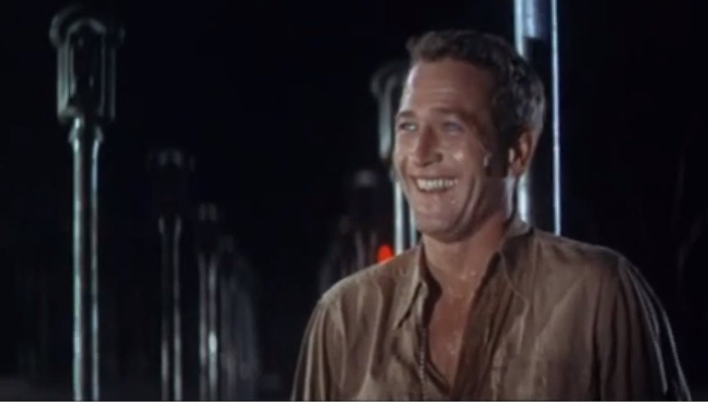 Cool Hand Luke: Donn Pearce's Prison Grit (Screenshots from the original trailer, Public domain)