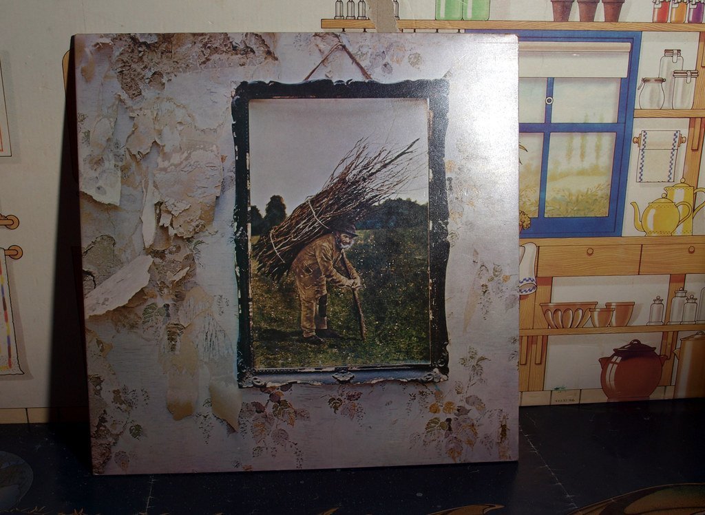 6. Untitled (Led Zeppelin IV) by Led Zeppelin (1971) (badgreeb RECORDS - art -photos, Flickr, CC BY-SA 2.0)
