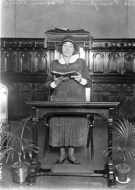 Christina Stead (State Library of New South Wales, Home and Away - 7296, Public domain)
